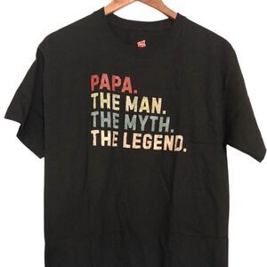 Papa the Man the Myth Tshirt Men’s Size Medium